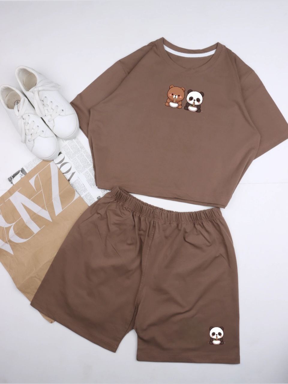 کراپ شورتک پاندا