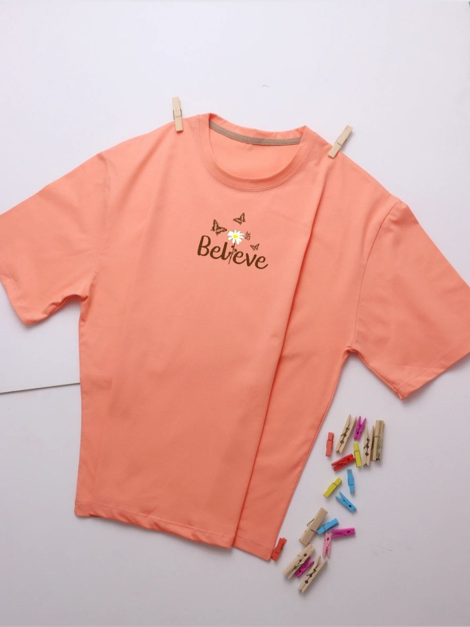 تیشرت باکسی believe