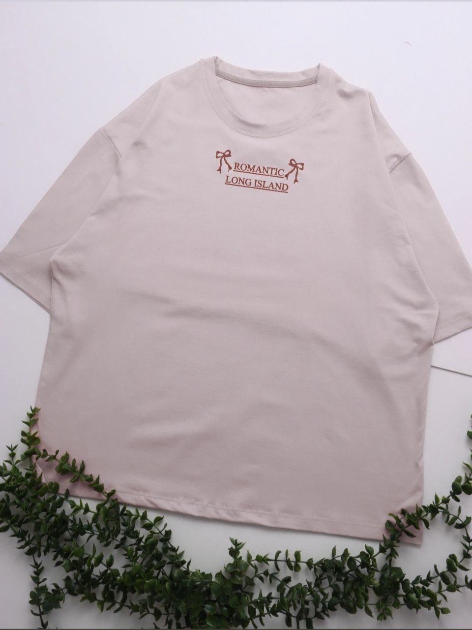 تیشرت باکسی رومانتیک