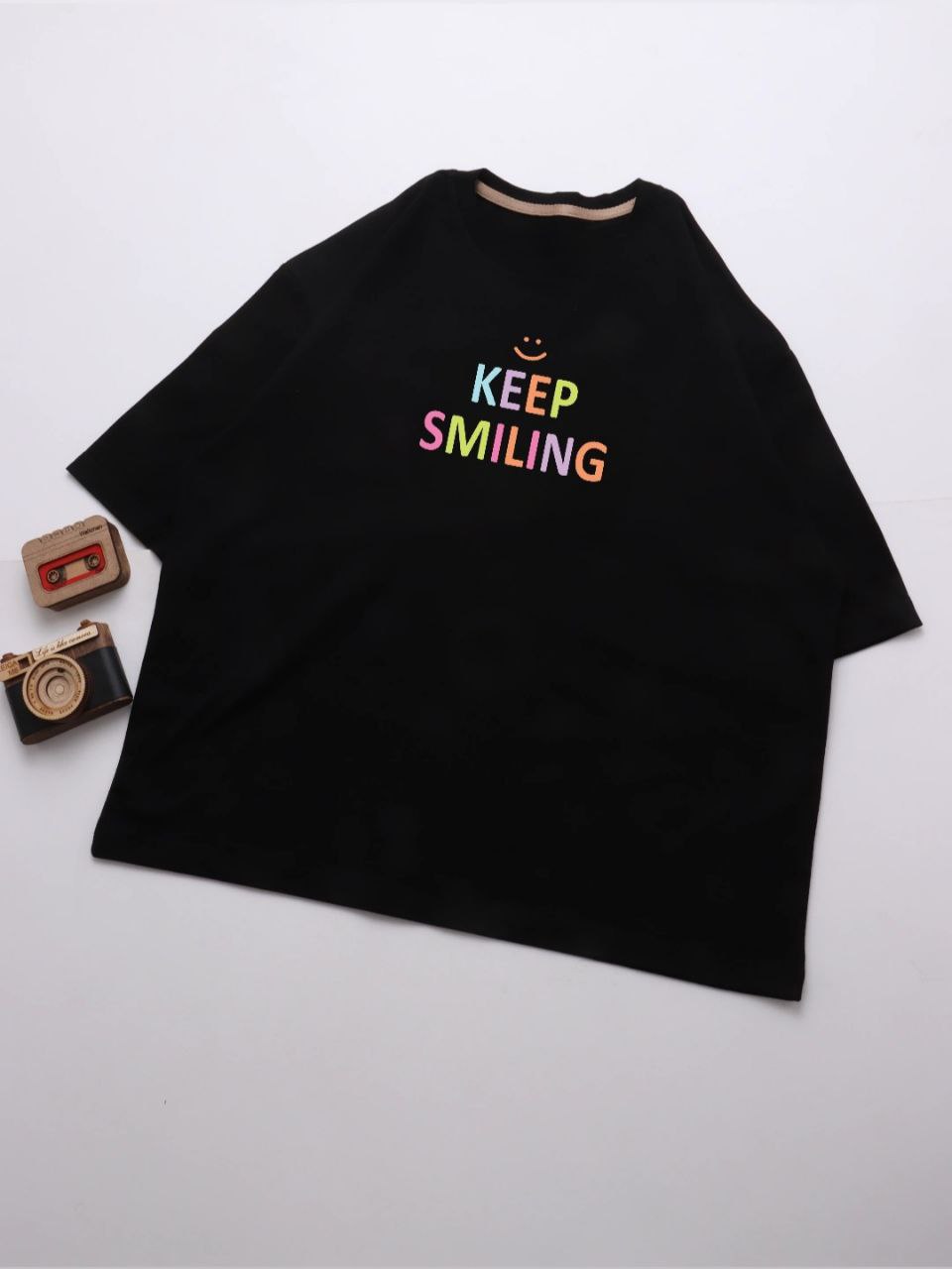 تیشرت باکسی لبخند